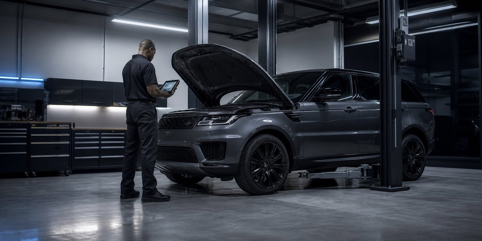 Professional vehicle workshop